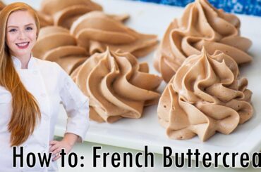 How To Make French Buttercream - The BEST Buttercream Recipe! Super Silky & Smooth!!