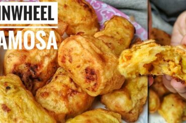 PinWheel samosa | Easy Recipes! | #kannur #Shorts