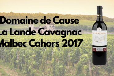 Domaine de Cause La Lande Cavagnac Malbec Cahors 2017