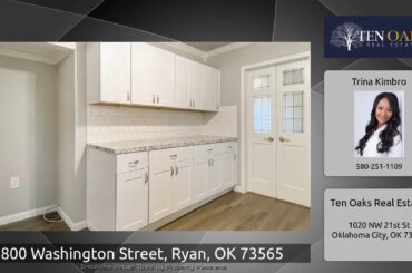 800 Washington Street, Ryan, OK 73565