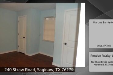 240 Straw Road, Saginaw, TX 76179