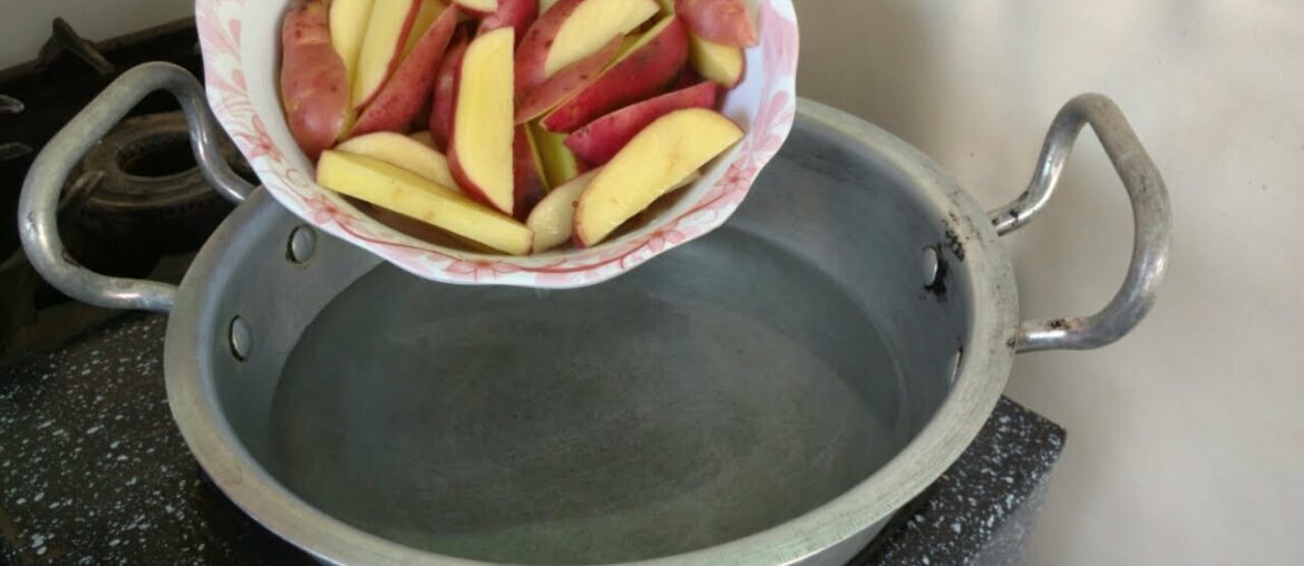 10 Minutes Recipe - Easy & Quick Potato Snacks - Batter Then French Fries