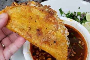 BIRRIA QUESA TACOS |  Homemade Birria Tacos And Consome Recipe | EASY Birria TACOS