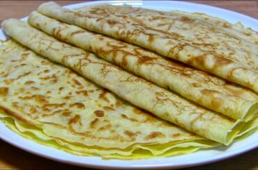 How to make french Crepes-Crepes recipe-french pancakes recipe-Kitchen Basics