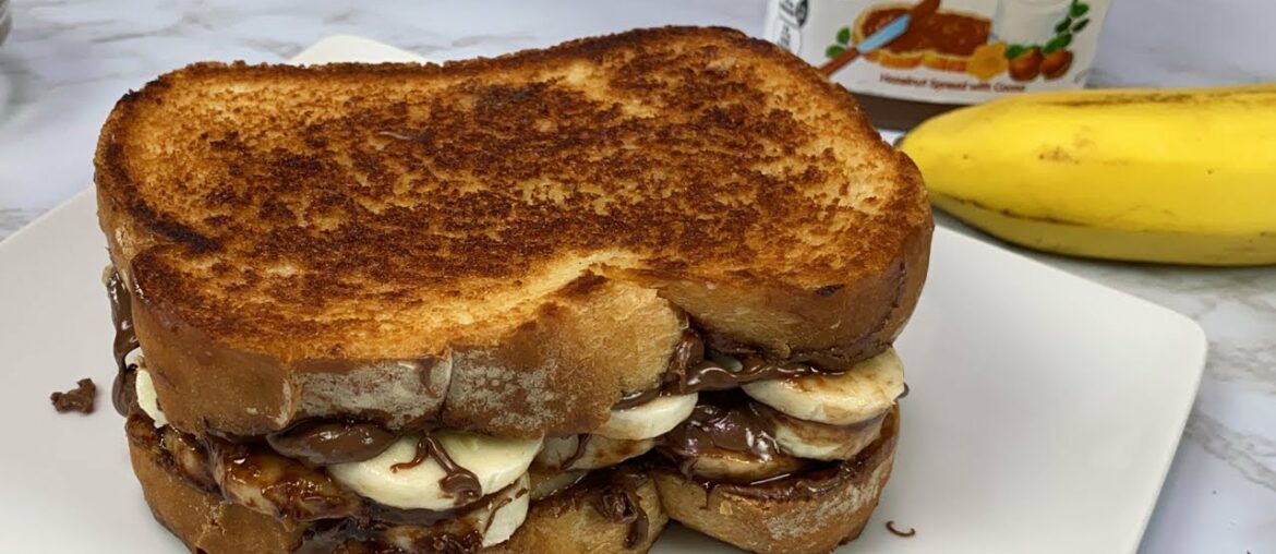 Nutella Banana Grilled Sandwich