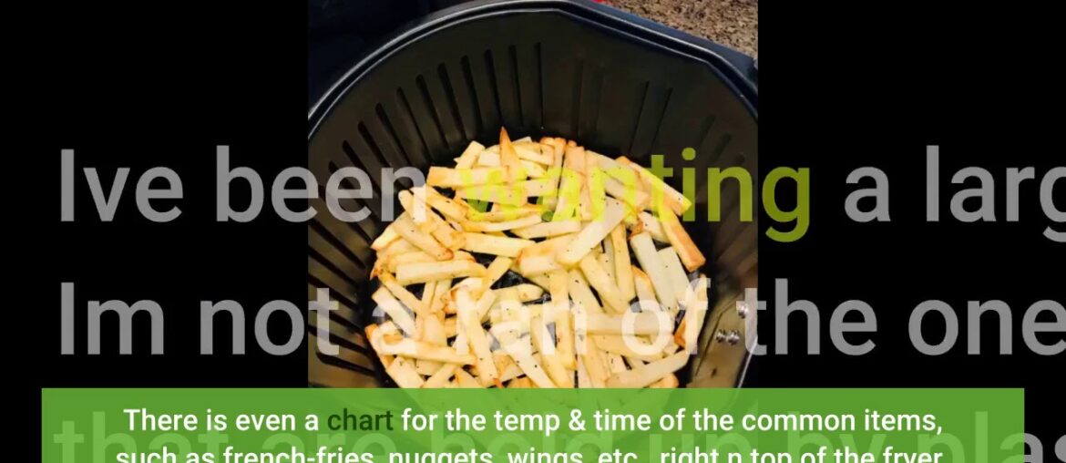 Consumer Review: Elite Gourmet EAF4617 Electric 4Qt. Hot Air Fryer Large Capacity, 3 Lbs of Foo...