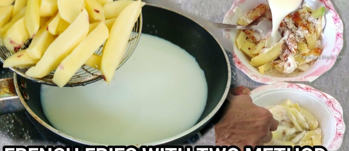 Crispy French fries | Homemade crispy fries recipe | Restaurant style french fries