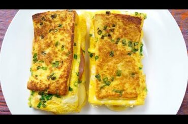 French Toast Omelette [Breakfast Egg Recipes][Cooking Show]