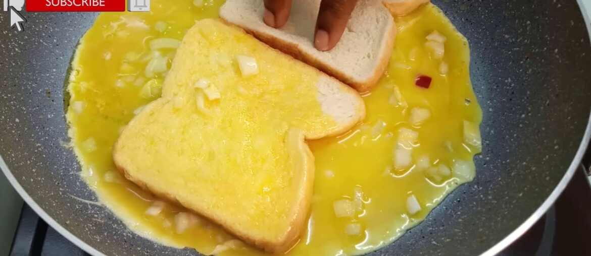 Korean Style French Toast Omelette | Breakfast Egg Recipes