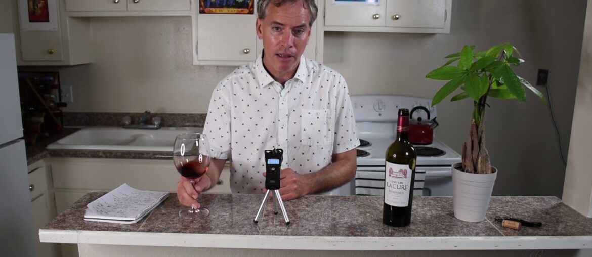 Budget Wine with Bacchus Bruce 2015 Chateau LaCure Merlot Bordeaux France Wine Tasting
