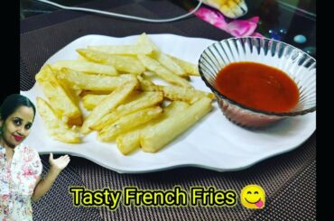 Instant French Fries recipe | Tasty and crunchy French fries | 5 mins snacks | by :- manju