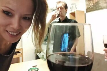 PARIS, FRANCE | DAY 6 - PART 3 | FRENCH WINE & EATING SPAGHETTI IN AIRBNB!!