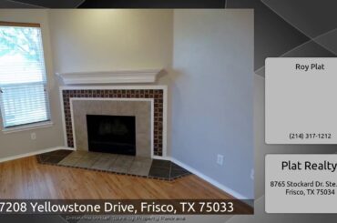 7208 Yellowstone Drive, Frisco, TX 75033