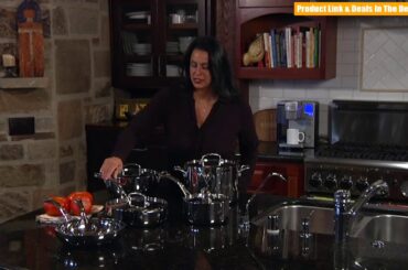 Cuisinart French Classic Tri-Ply Stainless 13-Piece Cookware Set, Silver