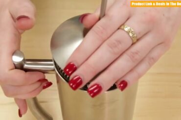 Frieling USA Double-Walled Stainless-Steel French Press Coffee Maker in Frustrat