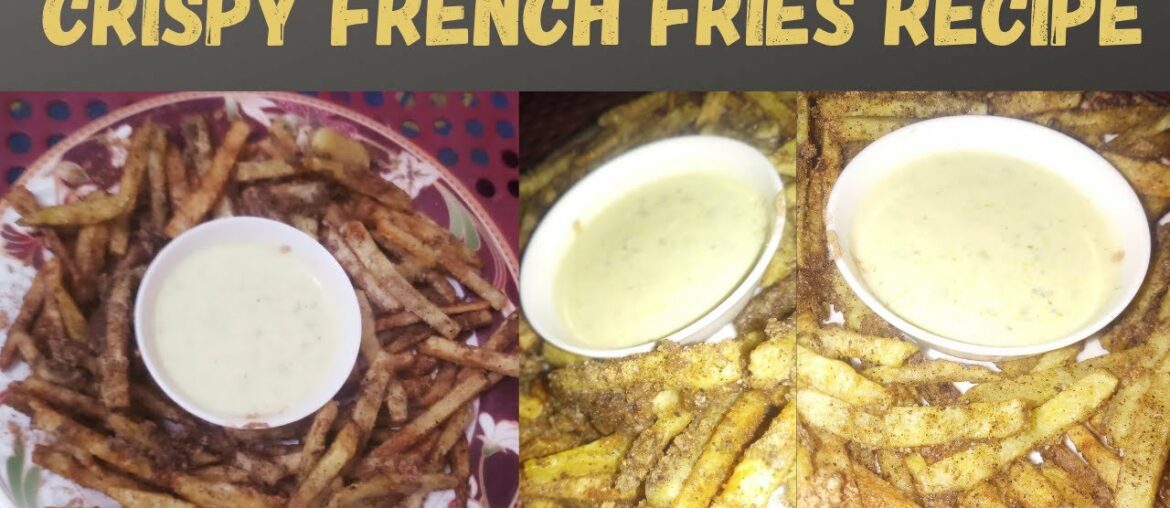 How to make crispy French fries recipe | Homemade French fries | Chef rashi recipe | crispy potato |
