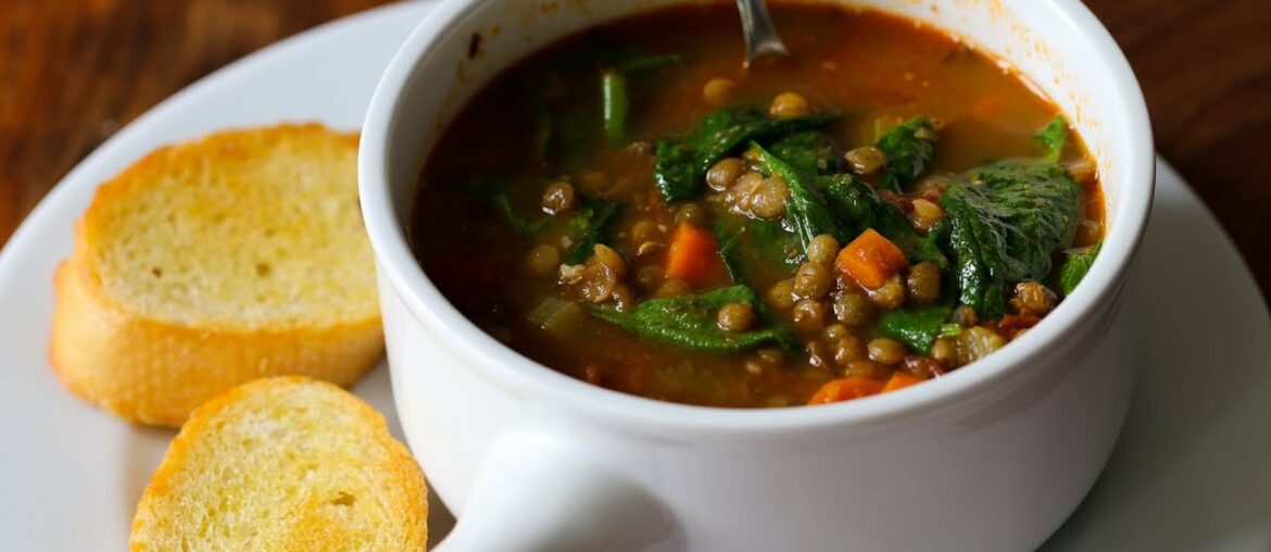 French Green Lentil Soup Recipe