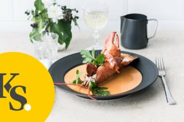 Lobster in bisque sauce | recipe for the classic French delicacy