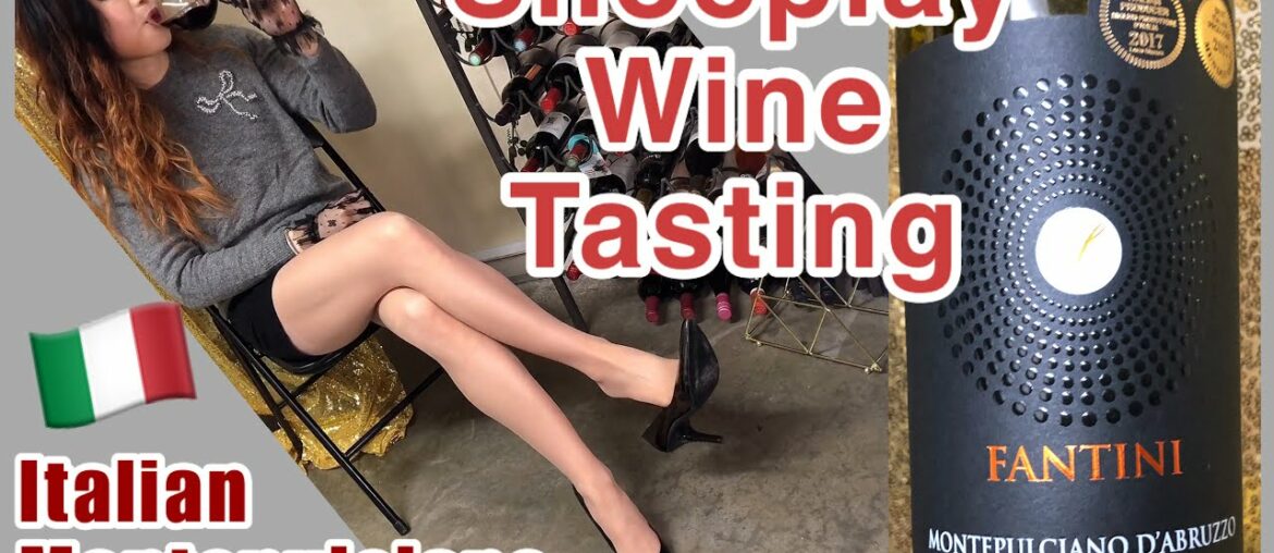 High Heels Dangle – Italian Wine Tasting in Pantyhose Lace Gloves, Shoeplay, Nylons High Heels Dangle - Italian Wine Tasting in Pantyhose Lace Gloves, Shoeplay, Nylons