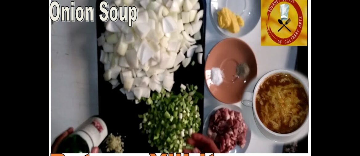 Onion Soup–Chef Henry/ Uko wakora Potage Y'ibitunguru Onion Soup--Chef Henry/ Uko wakora Potage Y'ibitunguru