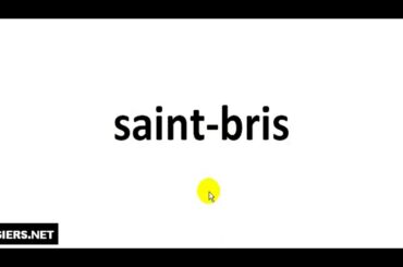 Learn French  I  How to pronounce French wines # S