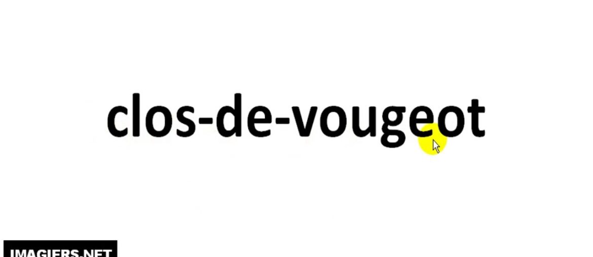 Learn French  I  How to pronounce French wines # C