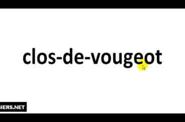 Learn French  I  How to pronounce French wines # C