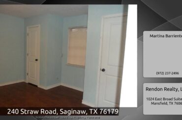 240 Straw Road, Saginaw, TX 76179