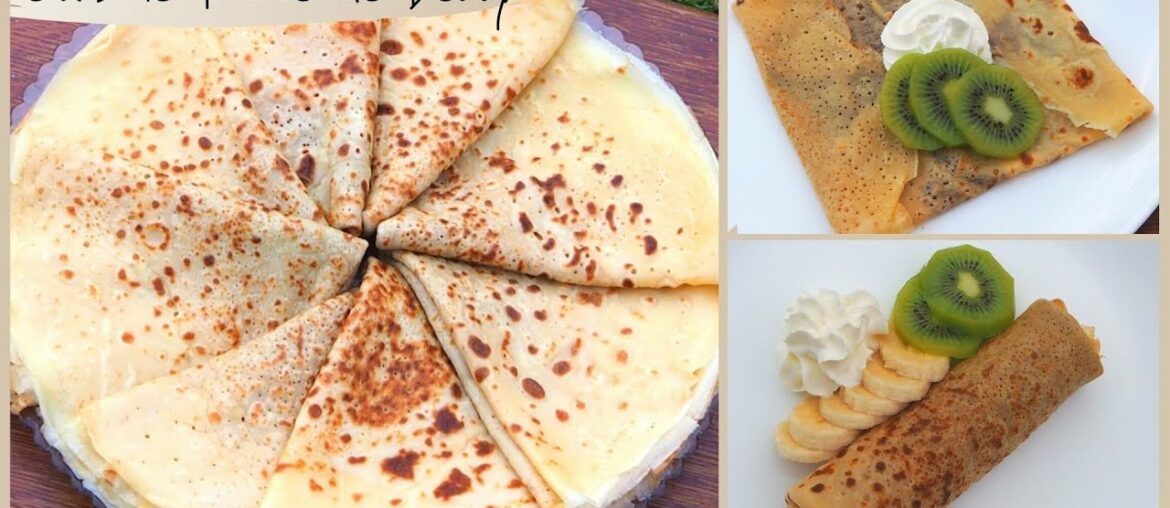 Recette de Crepe * Easy crepe French recipe Recette de Crepe * Easy crepe French recipe