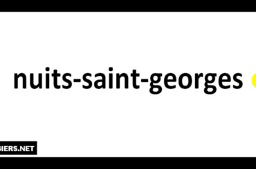 Learn French  I  How to pronounce French wines # N