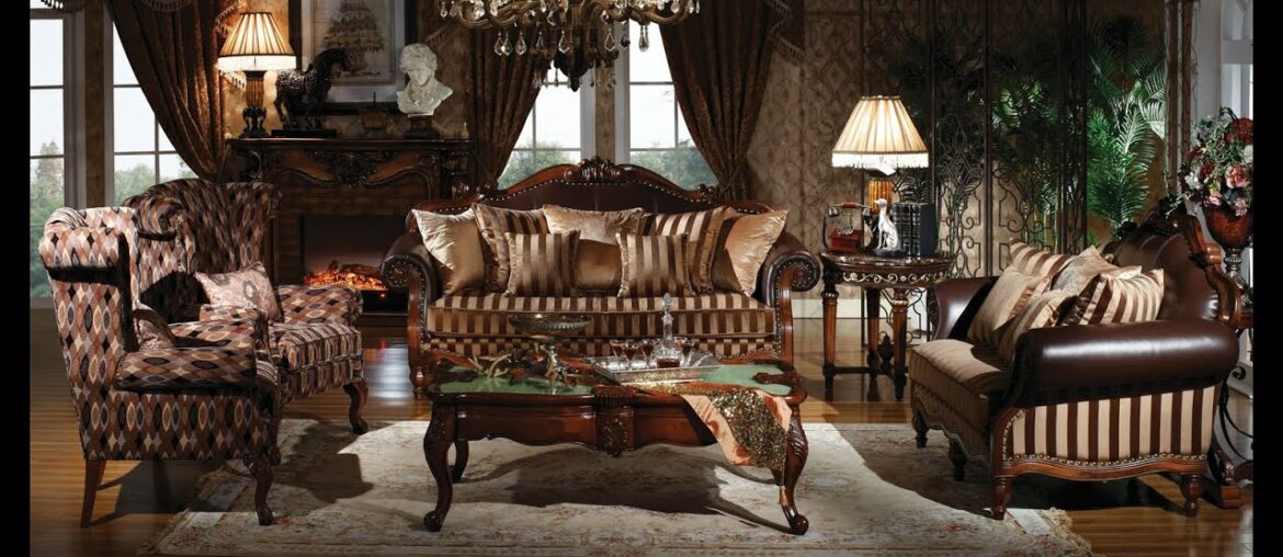Goodwin Furniture French style oak sofa set furniture factory GH51.1