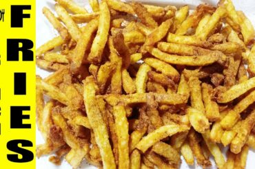 How to Make Crispy French Fries Recipe | Homemade crispy fries | Street Style Fries |
