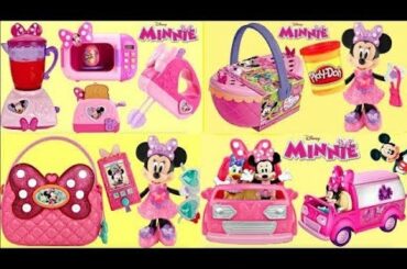 Minnie Mouse Picnic Basket Eating Set and Bowtastic Cooking Blender!