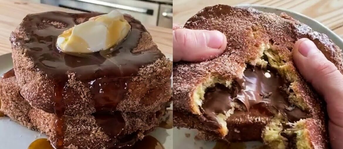Nutella Churro French Toast | Breakfast Recipe Nutella Churro French Toast | Breakfast Recipe