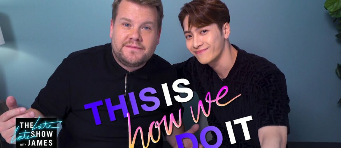 Jackson Wang & James Corden Trade Food, Language & Sport
