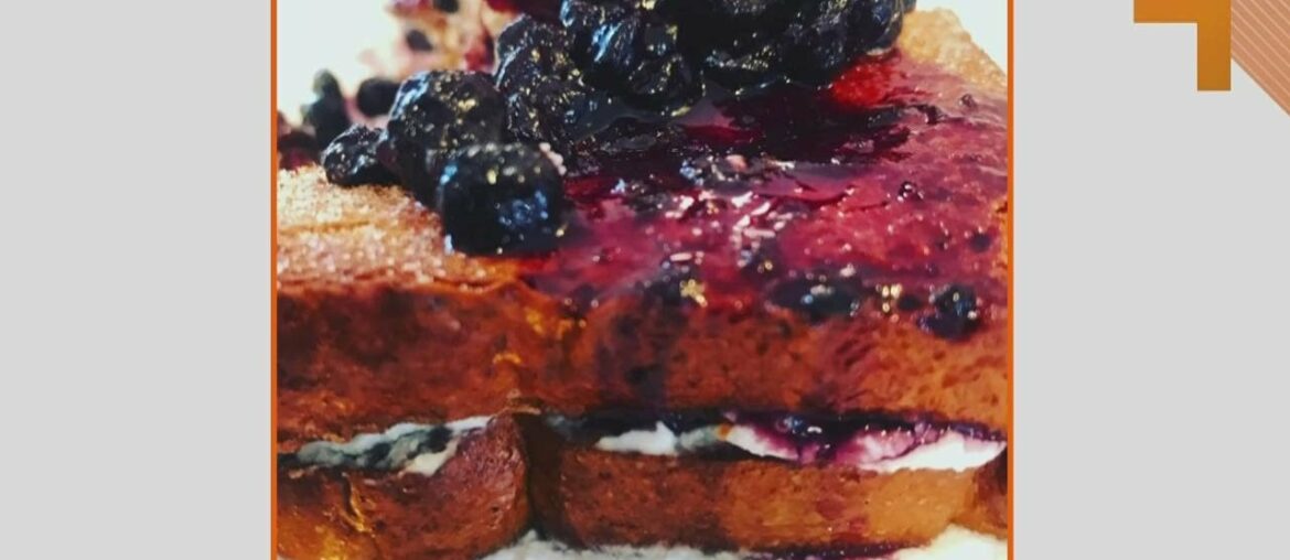 Recipe | French Toast from Clementine's ‘Ricotta French Toast with Blueberry Ice Cream’ Recipe | French Toast from Clementine's ‘Ricotta French Toast with Blueberry Ice Cream’