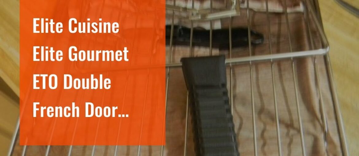 Elite Cuisine Elite Gourmet ETO Double French Door Countertop Convection Toaster Oven, Bake Bro… Elite Cuisine Elite Gourmet ETO Double French Door Countertop Convection Toaster Oven, Bake Bro...