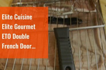 Elite Cuisine Elite Gourmet ETO Double French Door Countertop Convection Toaster Oven, Bake Bro...