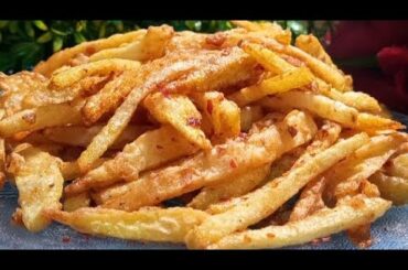 ZINGER MASALA  FRENCH FRIES/crispy coated fries/IN Urdu/Hindi by Ayesha Recipes