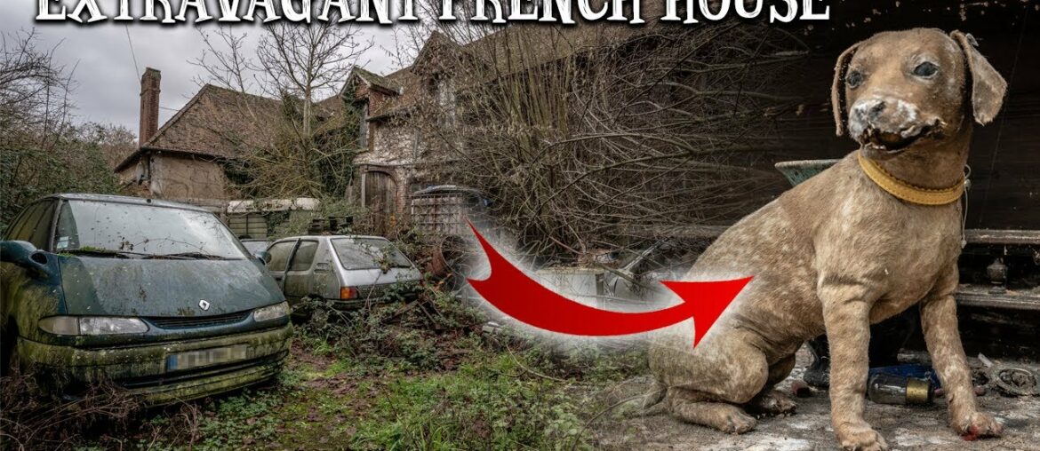 Extravagant Abandoned French HOUSE of a Spitz Dog Trainer (HUNDREDS OF OLDTIMERS FOUND) Extravagant Abandoned French HOUSE of a Spitz Dog Trainer (HUNDREDS OF OLDTIMERS FOUND)