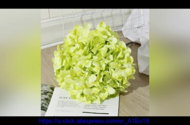 Orange Wine Red Blue Simulation Hydrangea Artificial Flowers Wedding Decoration