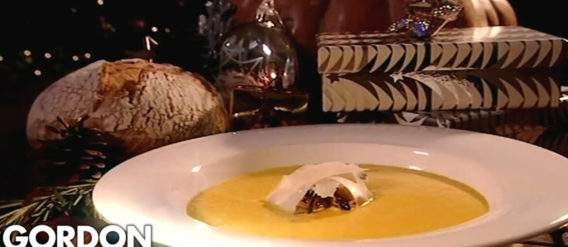 Gordon Ramsay's Pumpkin Soup With Wild Mushrooms