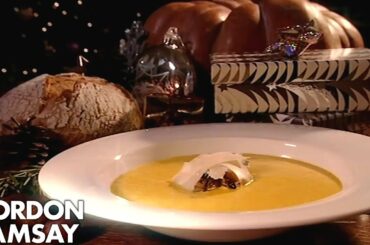 Gordon Ramsay's Pumpkin Soup With Wild Mushrooms