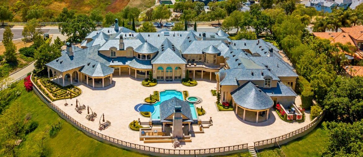 This Majestic French Normandy Mega Mansion Looks Like a Modern-day Castle