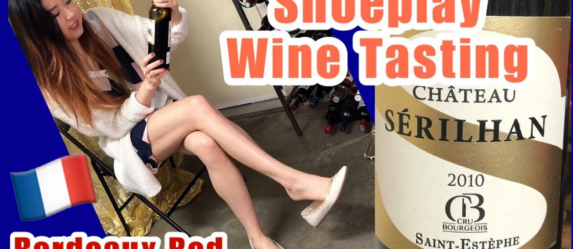 Flats Dangling - Bordeaux Saint Estephe 2010, Shoeplay Dangle Red Wine Tasting