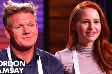 Gordon Ramsay vs Madelaine Petsch In VEGAN MASTERCHEF COOK OFF!