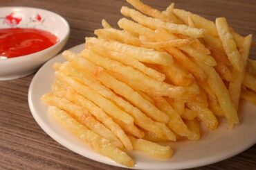 Crispy French Fries Recipe | Super Easy Recipes | No Oven | 1 Minute, 3 Ingredient