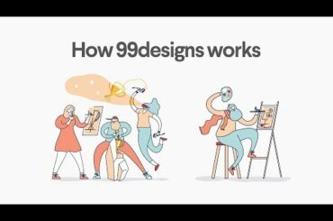 How 99designs by Vistaprint works