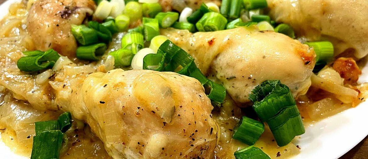 Onion Soup Chicken Thighs - [JUICY] French Onion Chicken TASTY Recipe