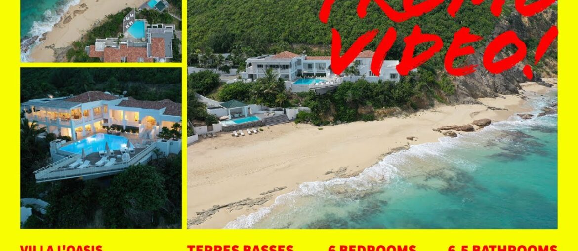 Luxury Beachfront Villa on Baie Rouge Beach in St. Martin Luxury Beachfront Villa on Baie Rouge Beach in St. Martin